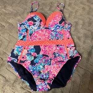 Lilly Pulitzer one-piece swim suit